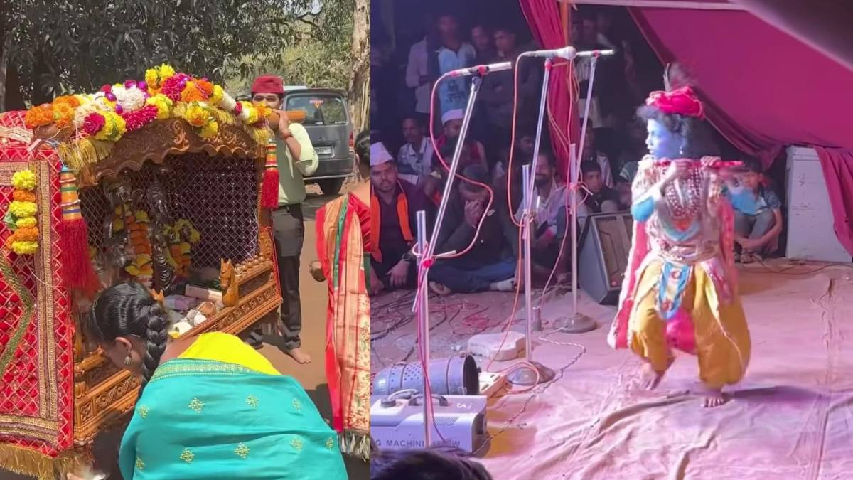 actor nikhil bane went to hometown chiplun for shimga holi ceremony celebrate festival with tradition