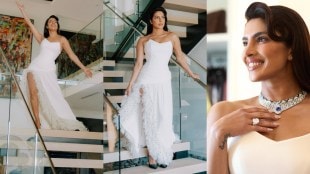 Priyanka Chopra in white Dior dress at 98th Academy Awards Oscars 2026