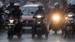 पावसामुळे वाहतूक विस्कळीत , १४ ठिकाणी झाडे कोसळली