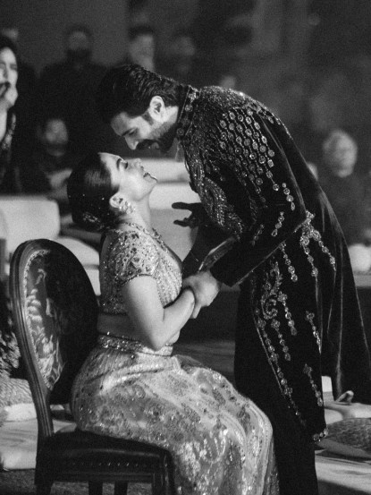 rashmika vijay sangeet photos