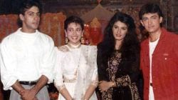 ‘अंदाज अपना अपना’च्या सेटवर एकमेकींशी बोलत नव्हत्या रवीना टंडन व करिश्मा कपूर; सलमान आणि आमिर खान हे दोघेही…