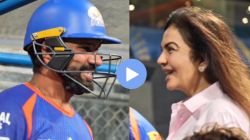 IPL 2026: “मी तुला ओळखलंच नाही”, रोहित शर्माचं ‘ट्रान्सफॉर्मेशन’ पाहून नीता अंबानीही झाल्या अवाक! पाहा VIDEO