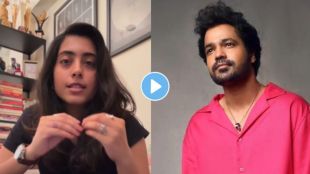 Sakhi Gokhale talking about Tighi movie in her video