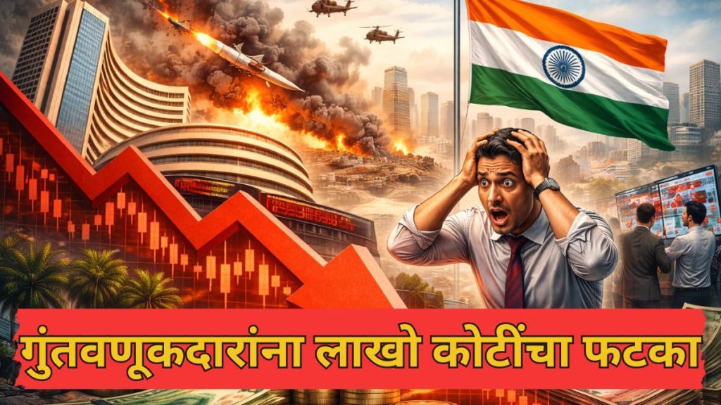 Sensex and Nifty falling sharply on stock market screen due to Iran war concerns Sensex and Nifty falling sharply on stock market screen due to Iran war concerns