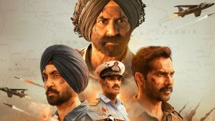 Sunny Deol in Border 2 movie poster with OTT release announcement