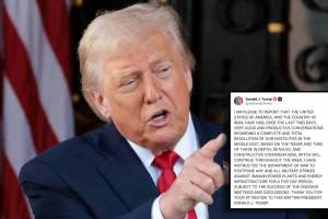 Donald Trump announcing US Iran talks and pause on strikes | इराण आणि अमेरिका दरम्यान चर्चा सुरू असल्याची डोनाल्ड ट्रम्प यांची माहिती | Trump 5 day pause on Iran energy site attacks | इराणच्या ऊर्जा प्रकल्पांवरील हल्ले ५ दिवस थांबवण्याचे ट्रम्प यांचे आदेश