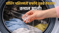 वॉशिंग मशिनमध्ये बर्फाचे तुकडे ठेवताच कमाल झाली! परिणाम पाहून डोळ्यांवर विश्वास बसणार नाही…