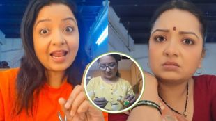 Actress Yogini Chowk sharing healthy Makhana Fruit Custard recipe on social media.