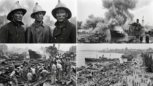 1944 Bombay Dock Explosion History | Mumbai Fire Brigade Safety Week | १९४४ मुंबई बंदर स्फोट फोटो | मुंबई अग्निशमन दल सुरक्षा मोहीम