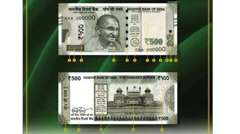 ₹500 note printing cost 