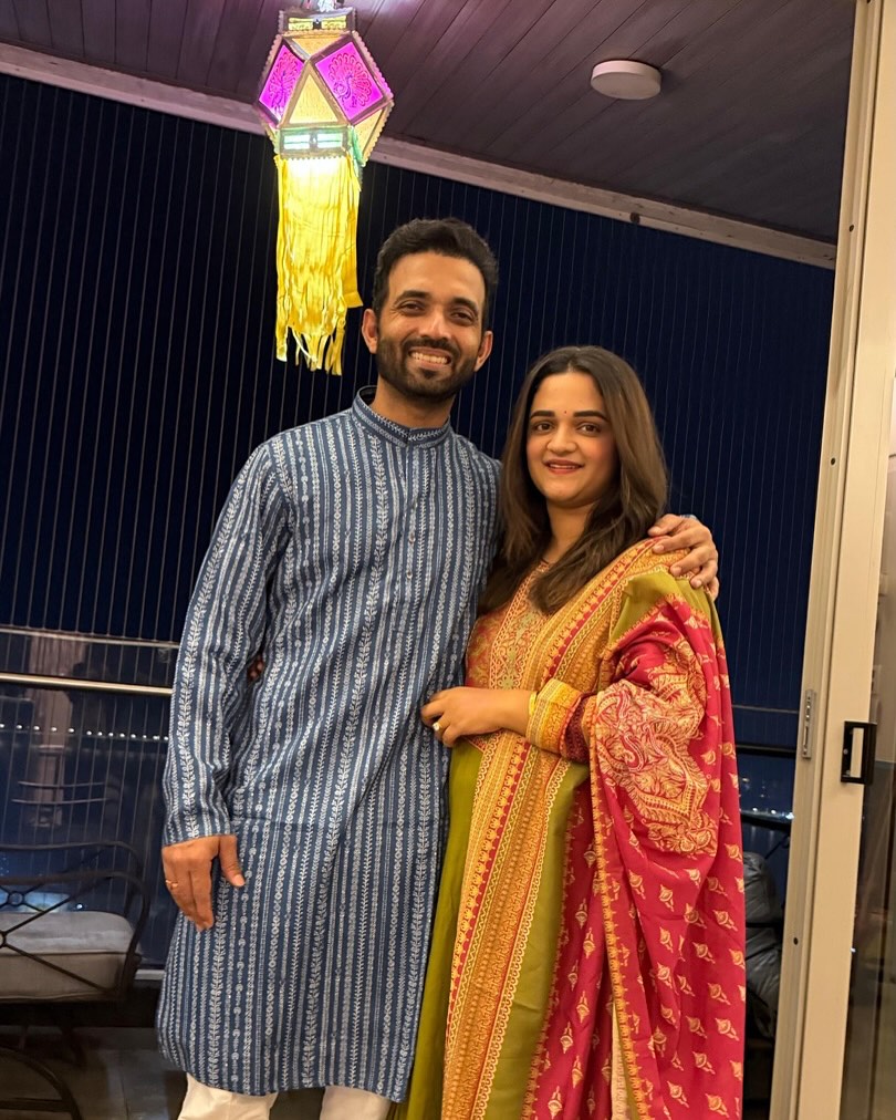 Ajinkya Rahane wife birthday wishes, Ajinkya Rahane romantic post