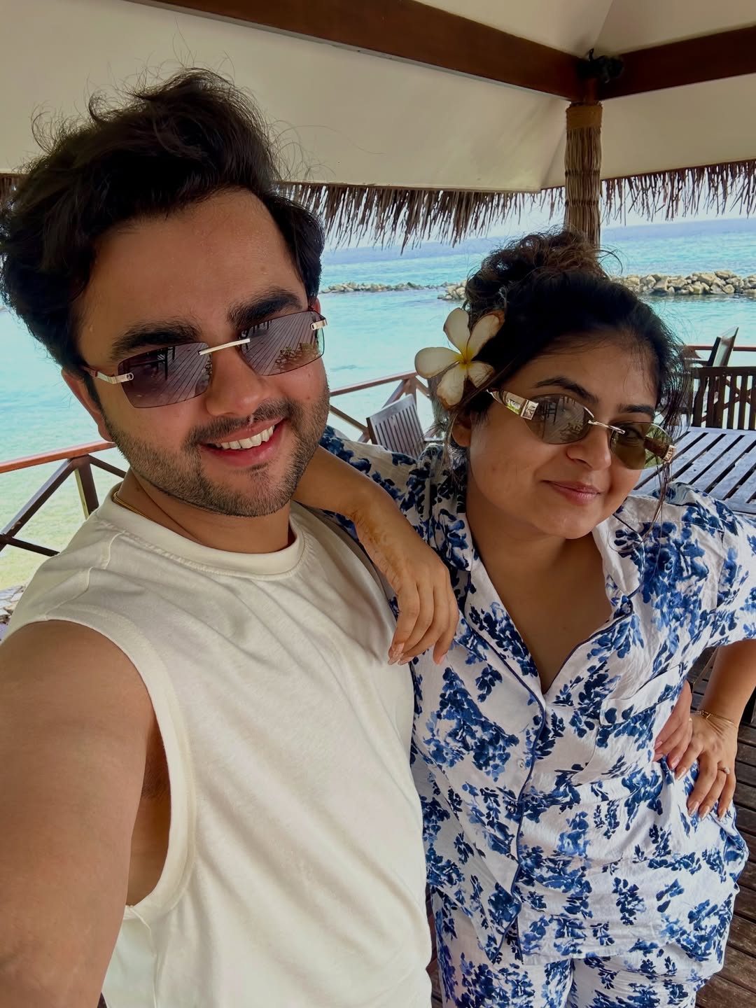 Sakshi Mahajan and Atharva Karve romantic Goa vacation