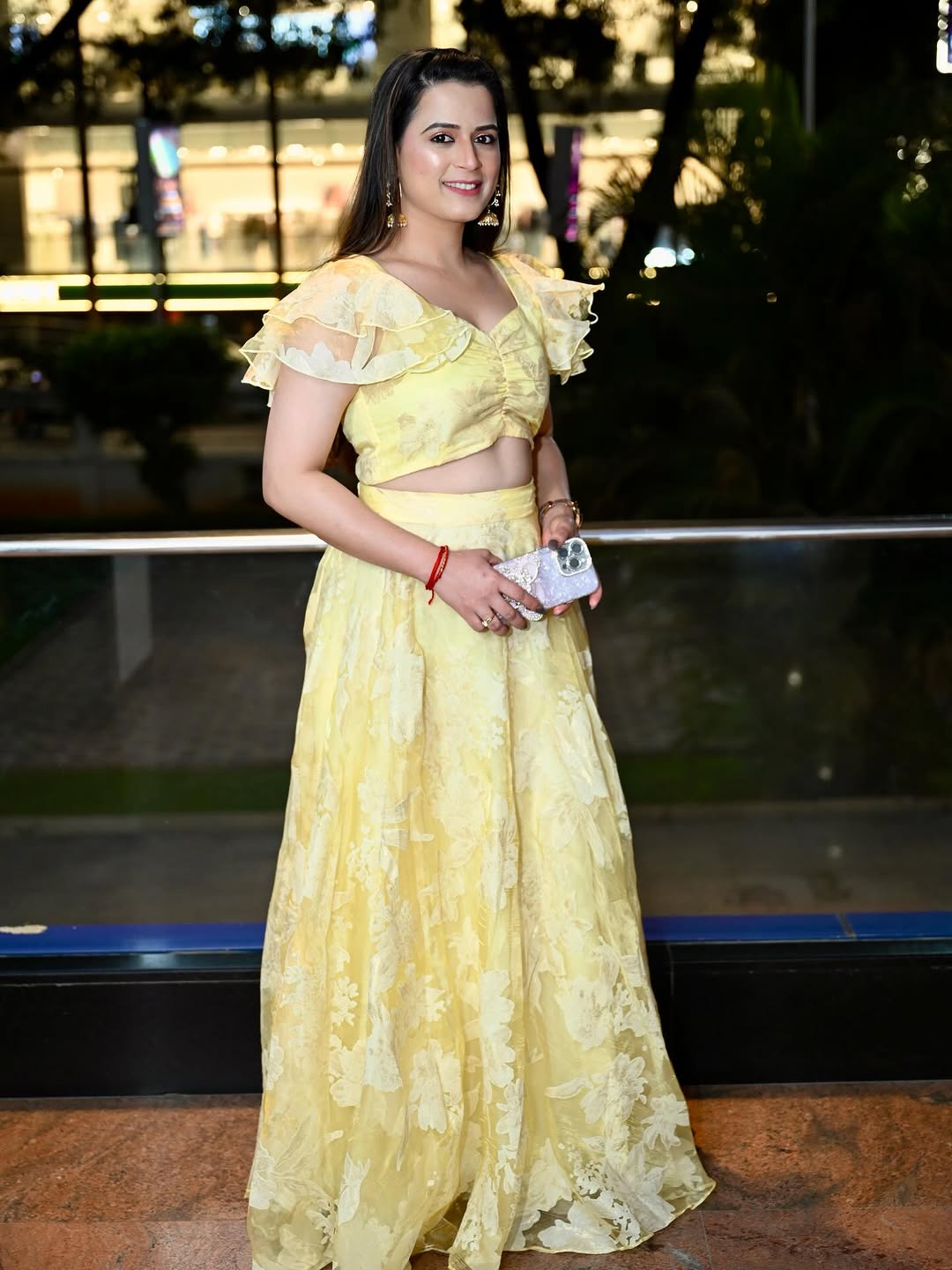 Prajakta Gaikwad fitness look from Aho Aikta Ka song