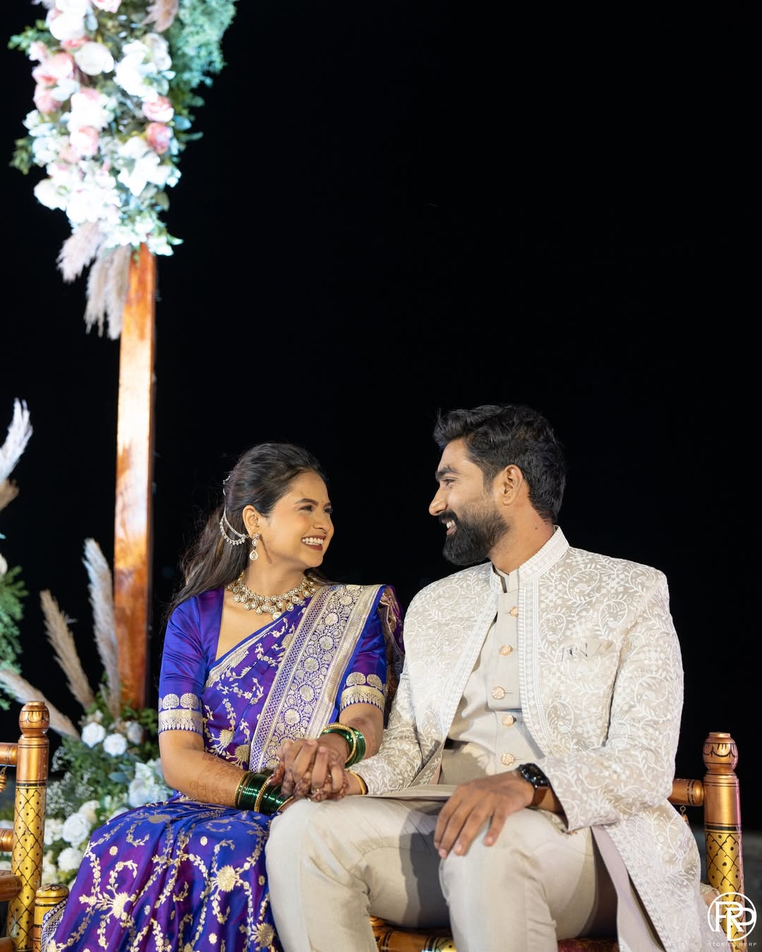 Apurva Gore engagement look photos