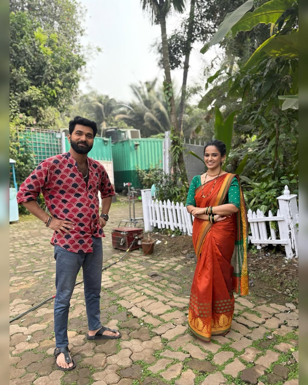 Shivani Baokar printed ethnic dress photos