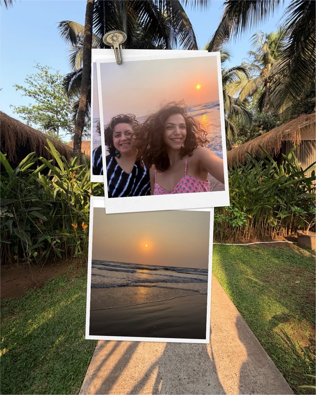 Shriya Pilgaonkar Goa trip with mother photos