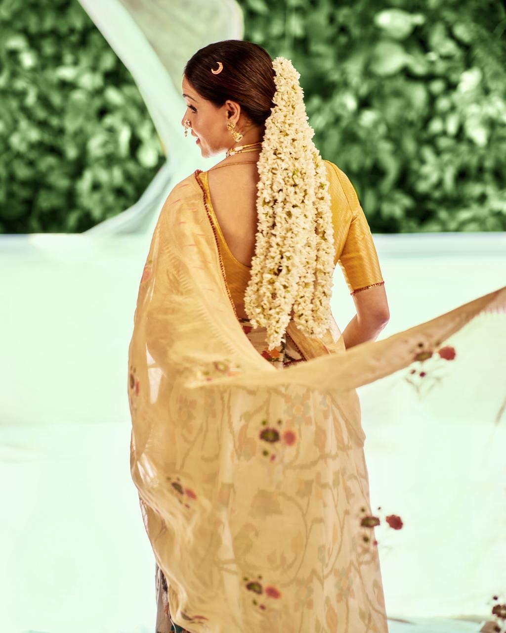 Genelia Deshmukh Maharashtrian Saree Look