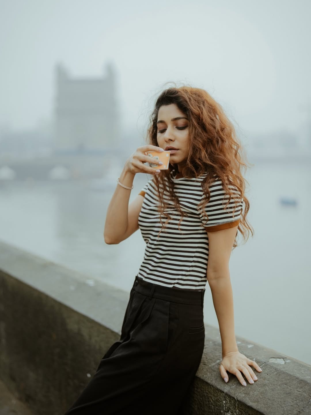 Gauri Nalawade stylish photoshoot at Gateway of India