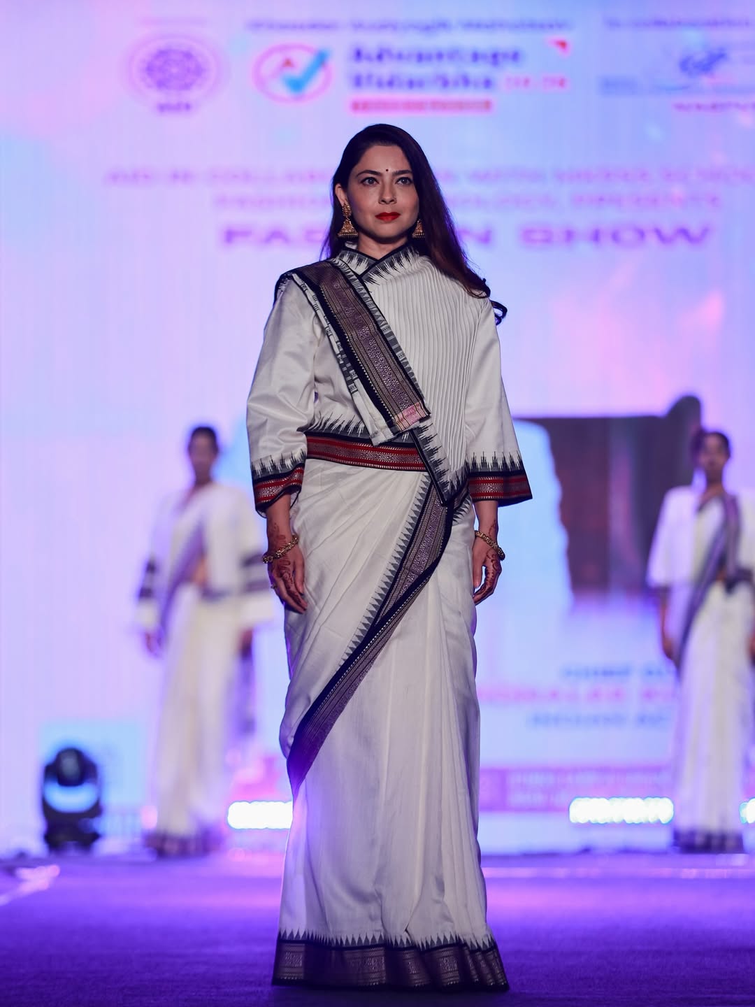 Sonalee Kulkarni Vidarbha Karvatkathi saree ethnic look