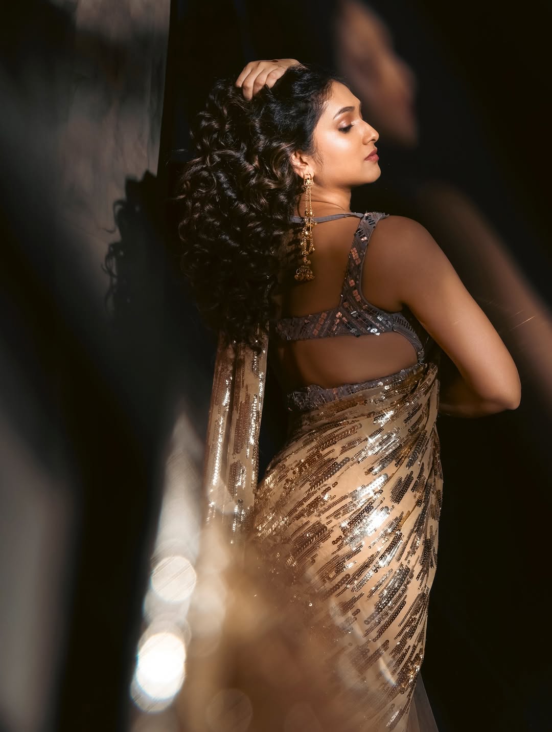 Priyadarshini Indalkar glamorous saree look