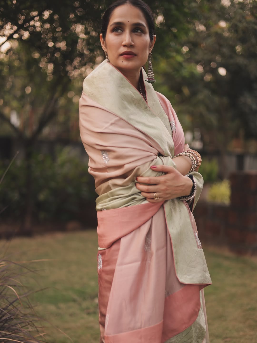 Zaheer Khan wife Sagarika Ghatge new saree look