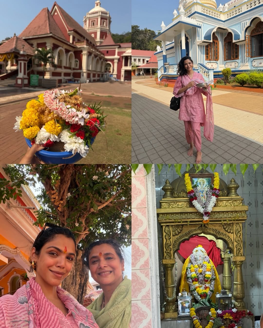 Shriya Pilgaonkar Goa trip with mother photos