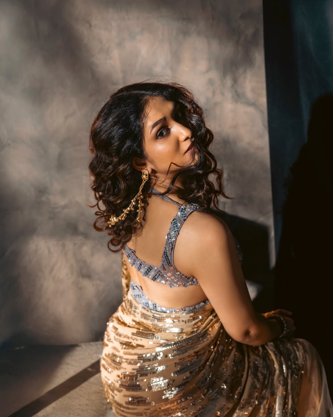 Priyadarshini Indalkar glamorous saree look