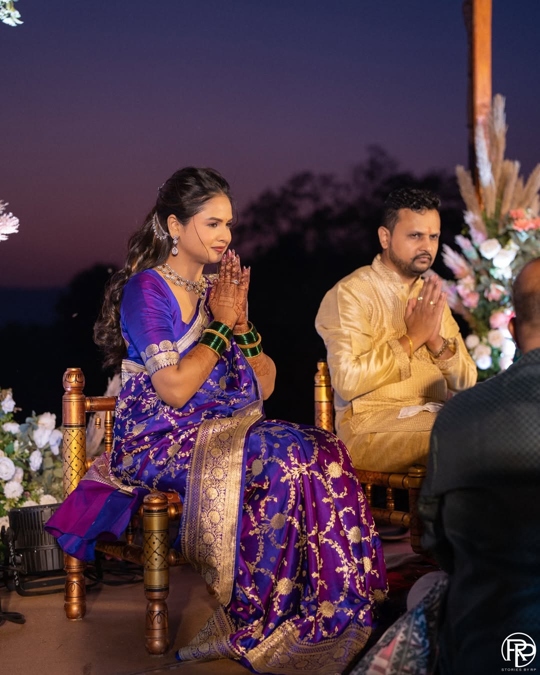 Apurva Gore engagement look photos