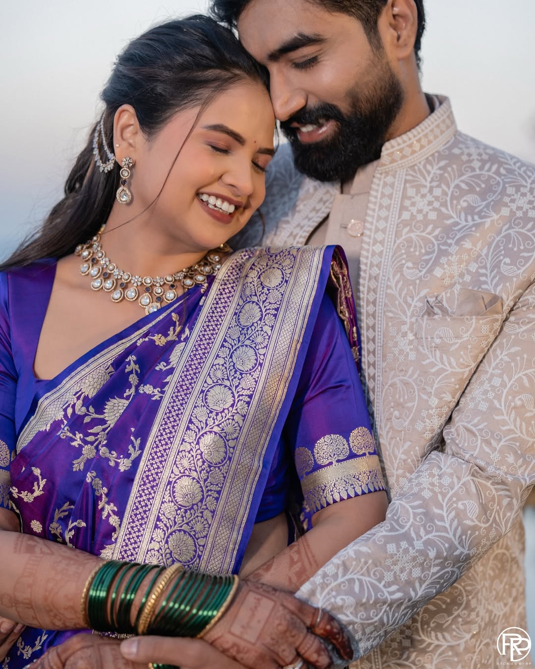 Apurva Gore engagement look photos