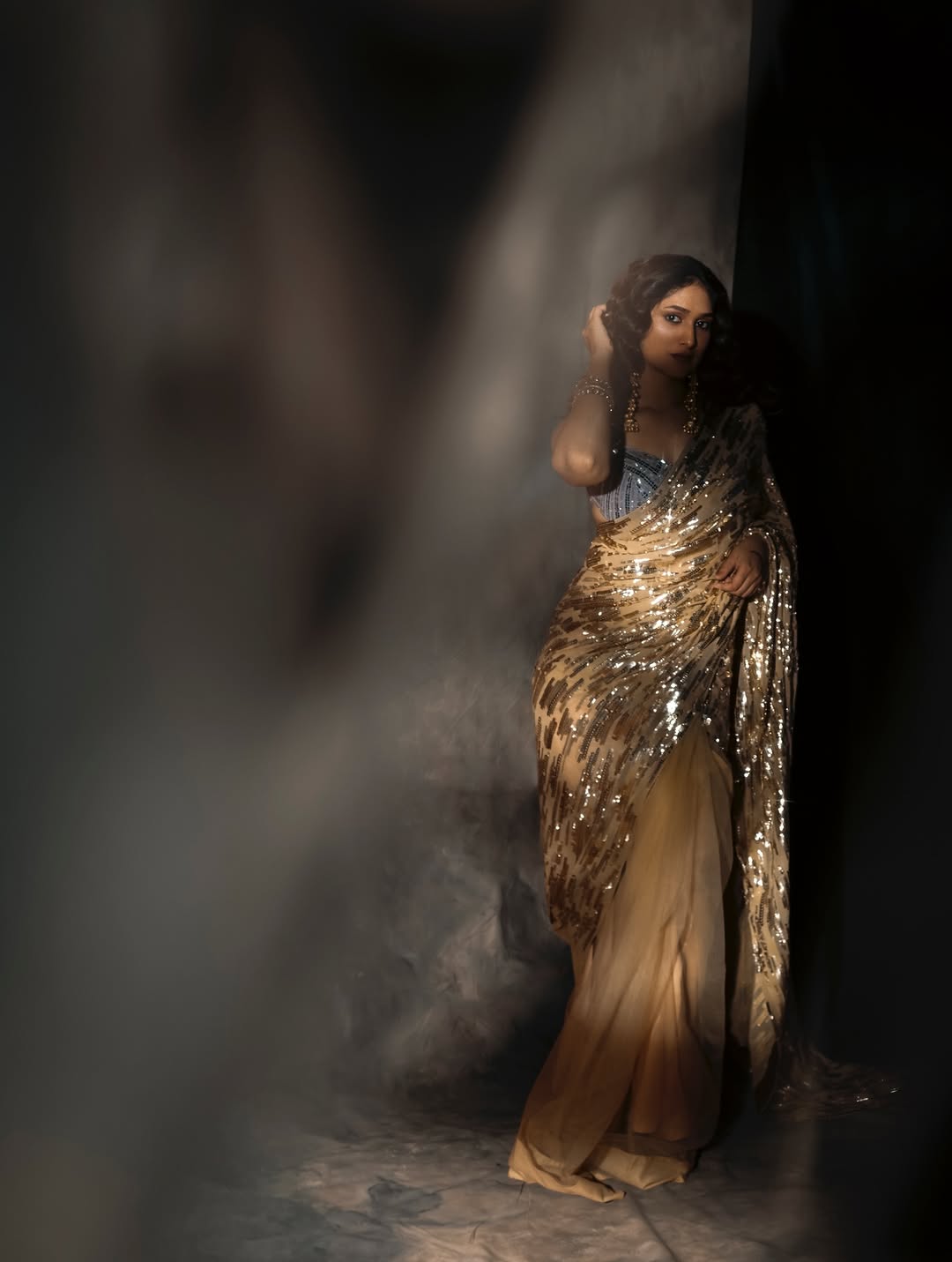 Priyadarshini Indalkar glamorous saree look