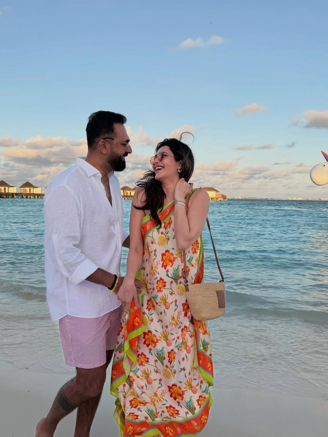 Karishma Tanna beach photoshoot pregnancy glow at 42