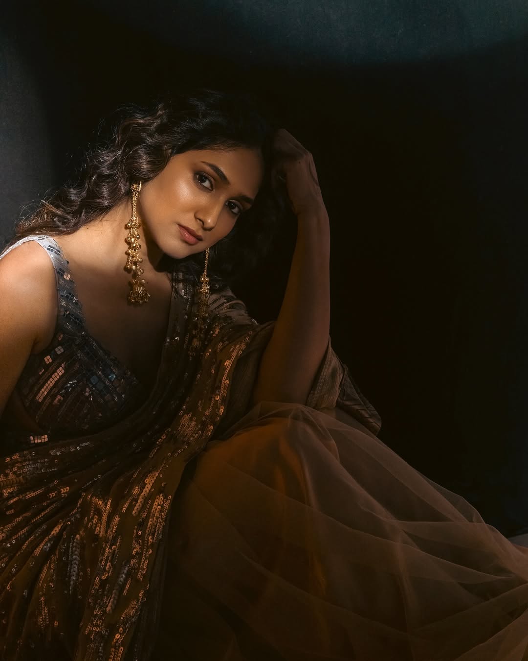 Priyadarshini Indalkar glamorous saree look