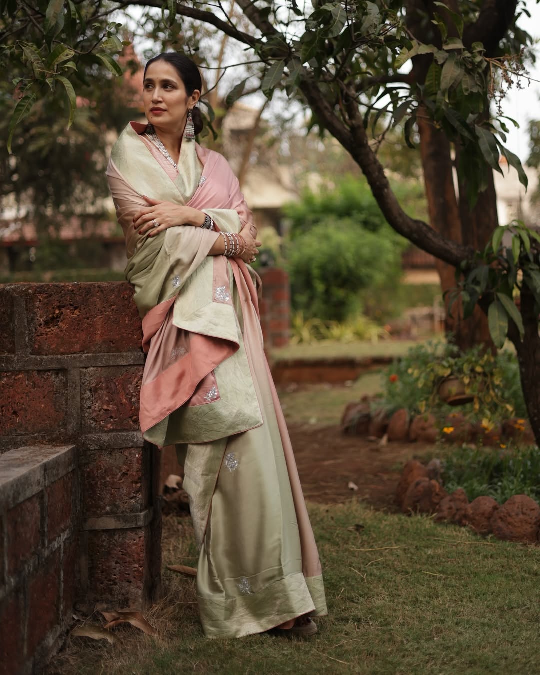 Zaheer Khan wife Sagarika Ghatge new saree look