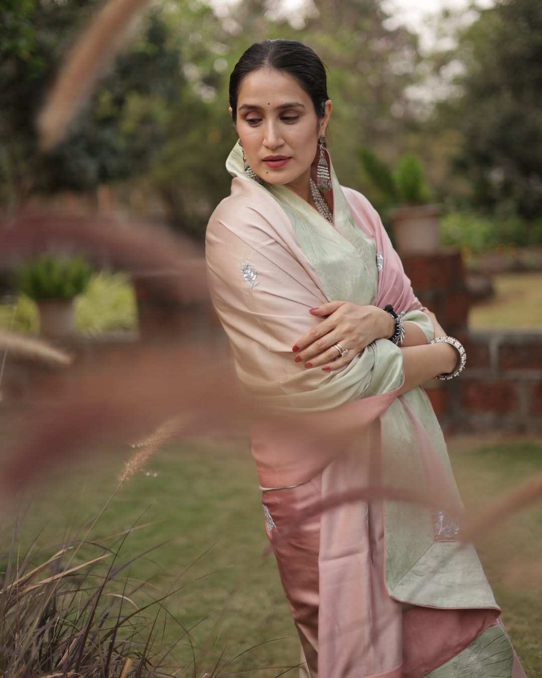 Zaheer Khan wife Sagarika Ghatge new saree look