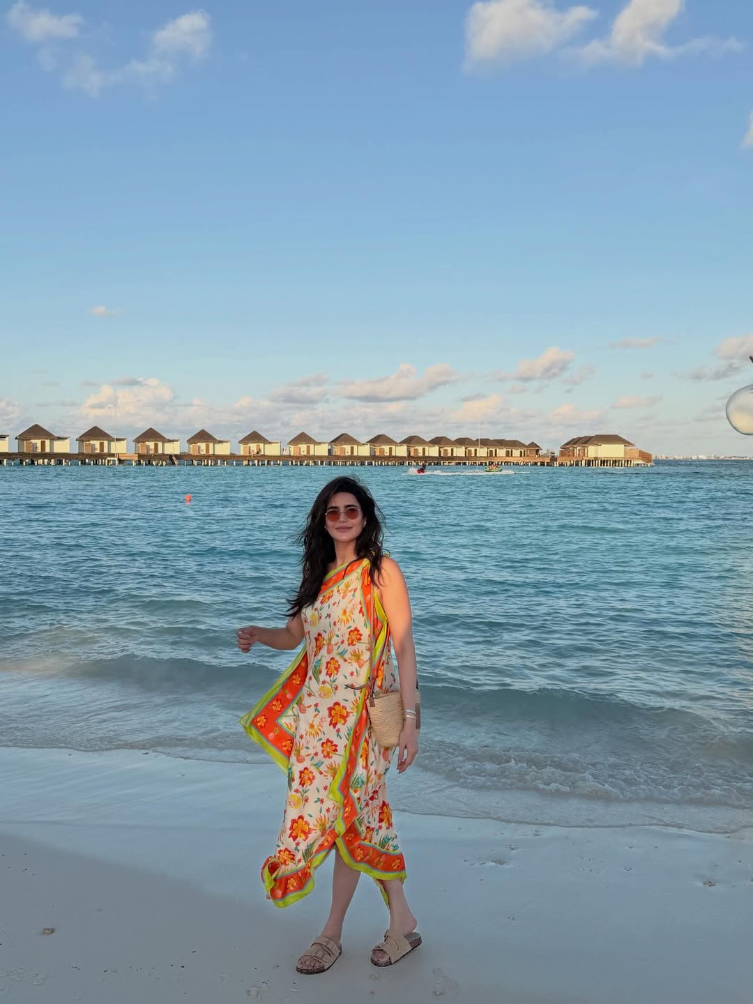 Karishma Tanna beach photoshoot pregnancy glow at 42
