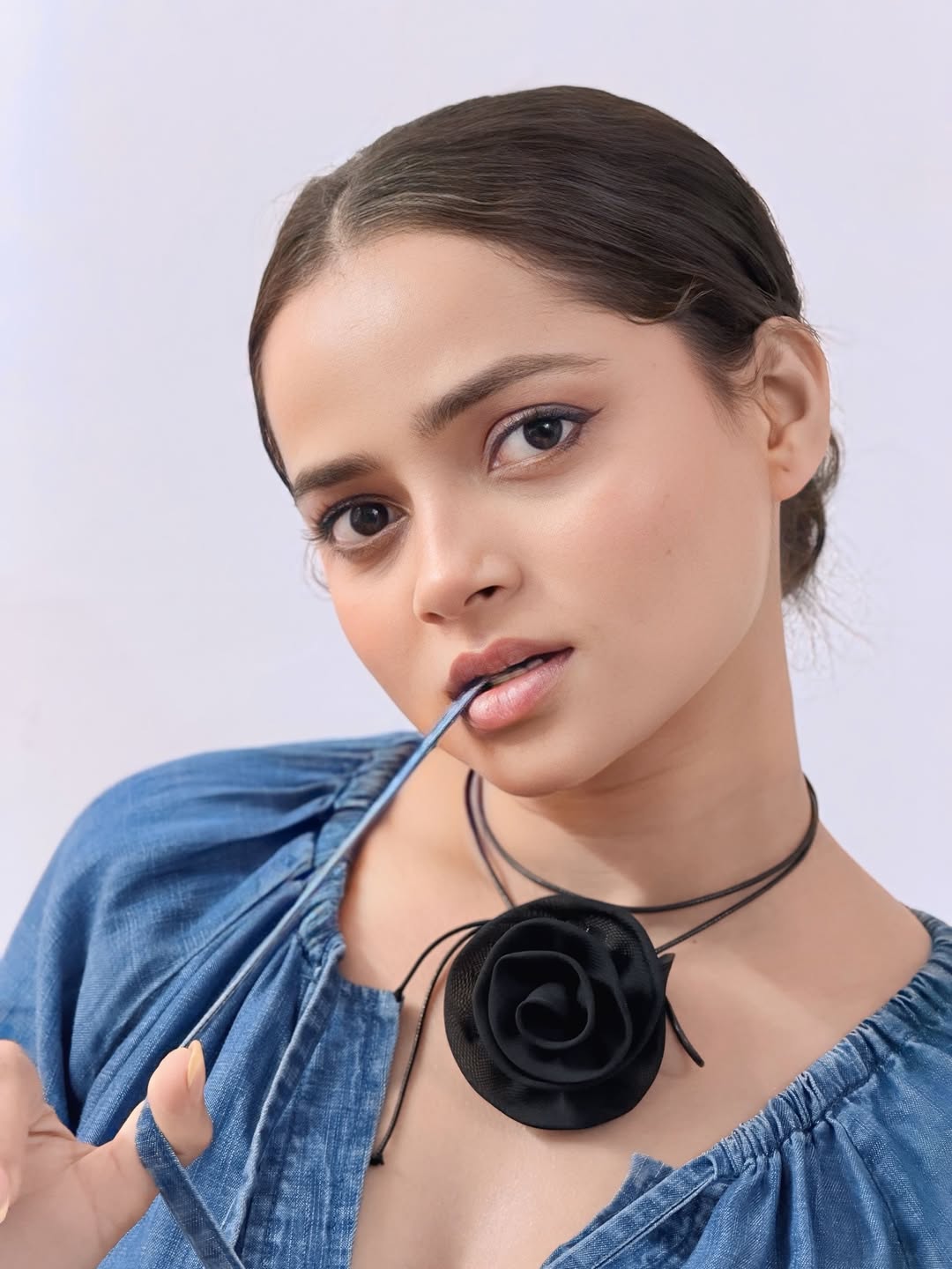 Shivali Parab bold photoshoot in denim one piece