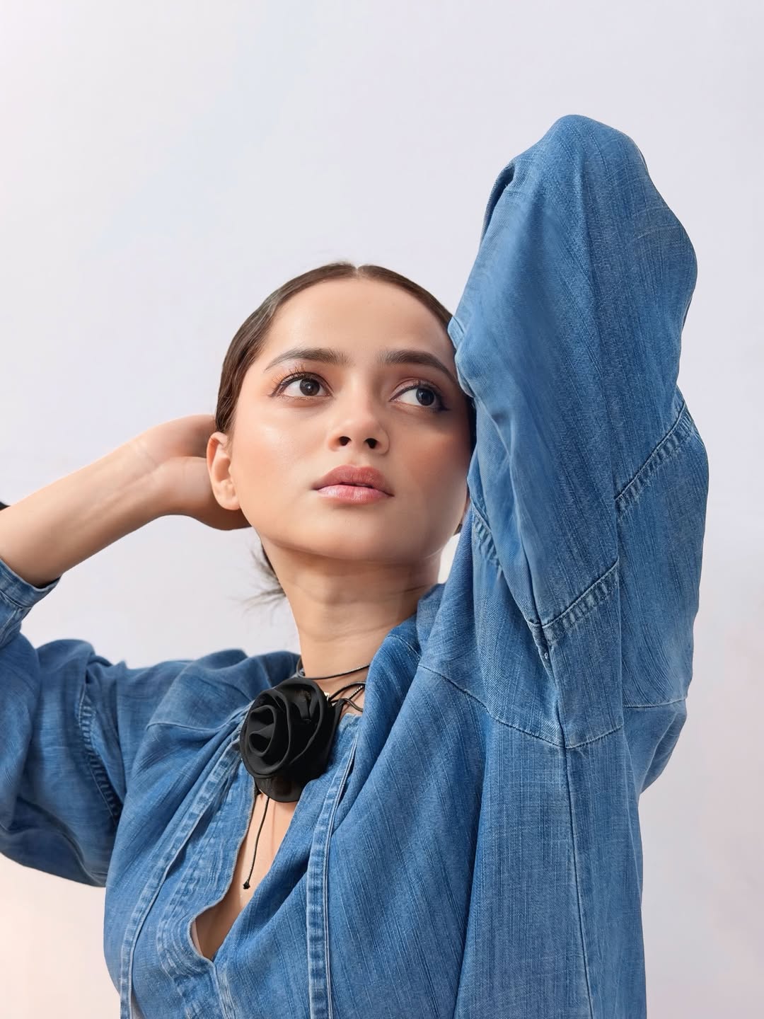 Shivali Parab bold photoshoot in denim one piece