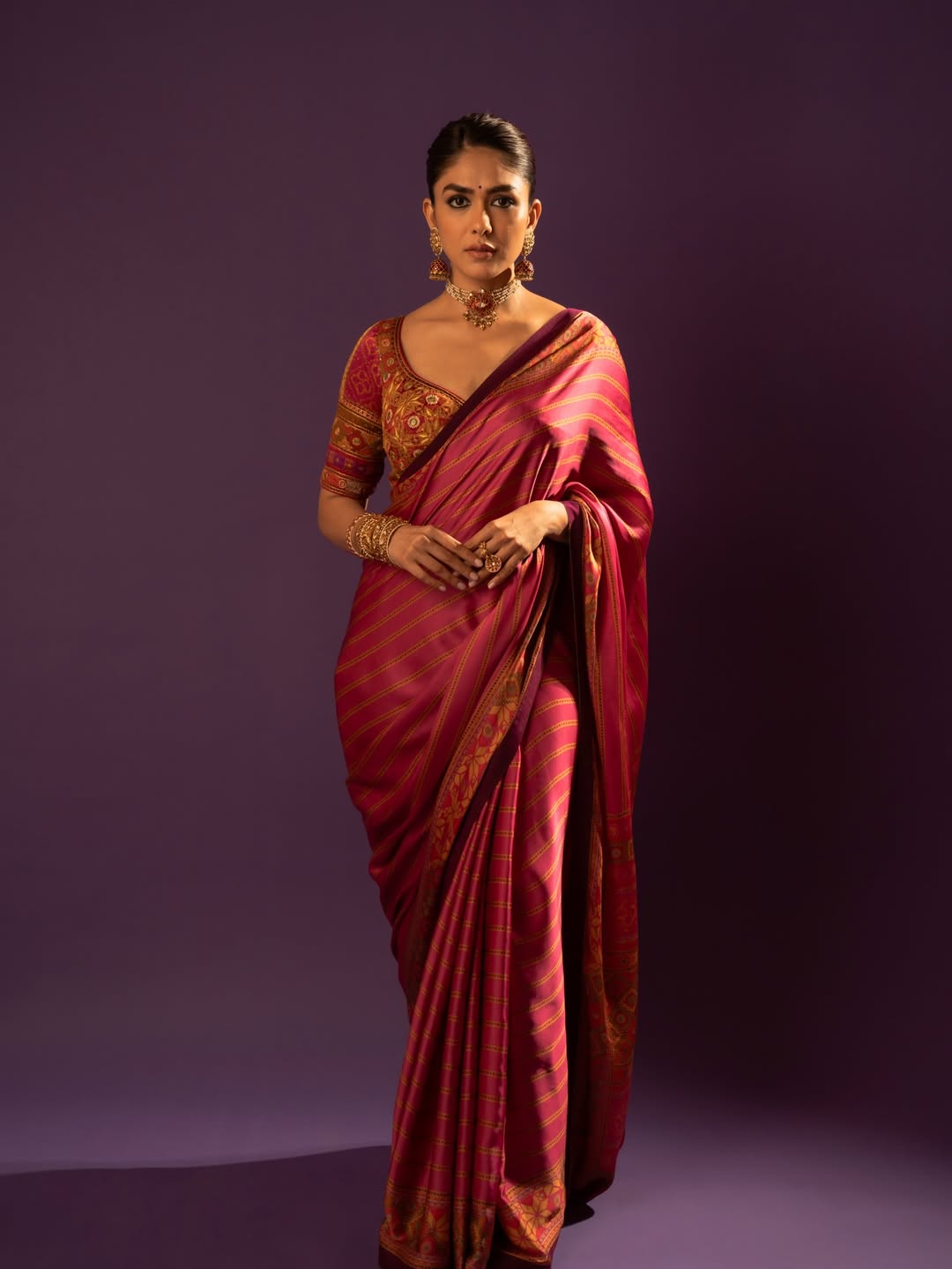 Mrunal Thakur Marathi Look