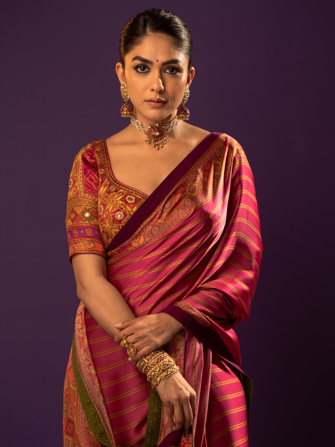 Mrunal Thakur Marathi Look
