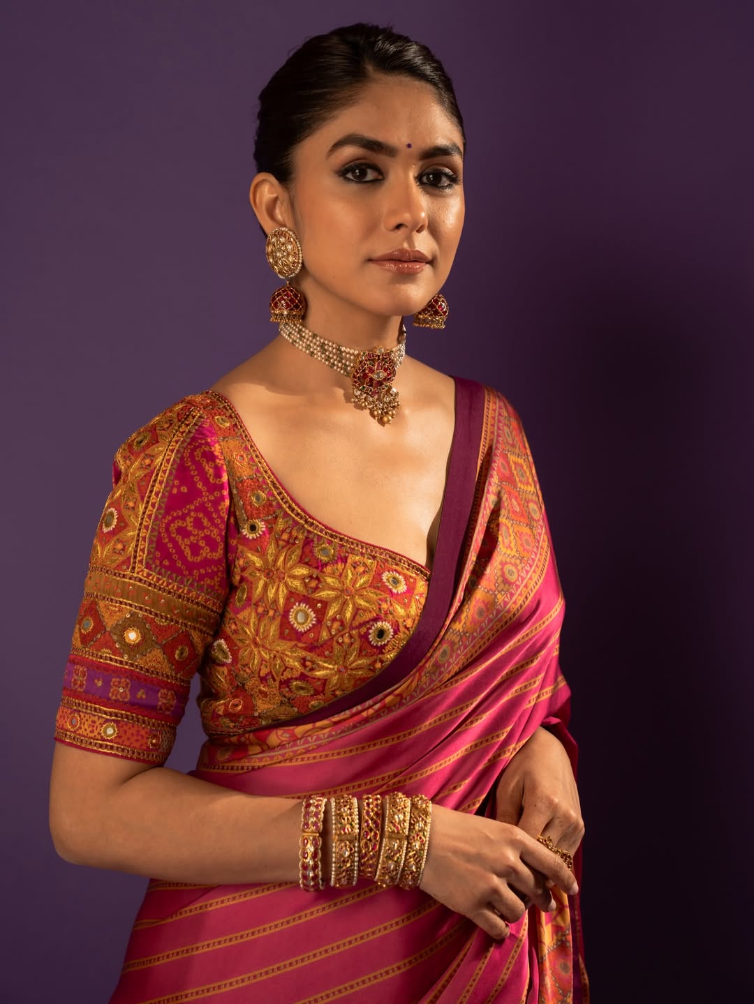 Mrunal Thakur Marathi Look