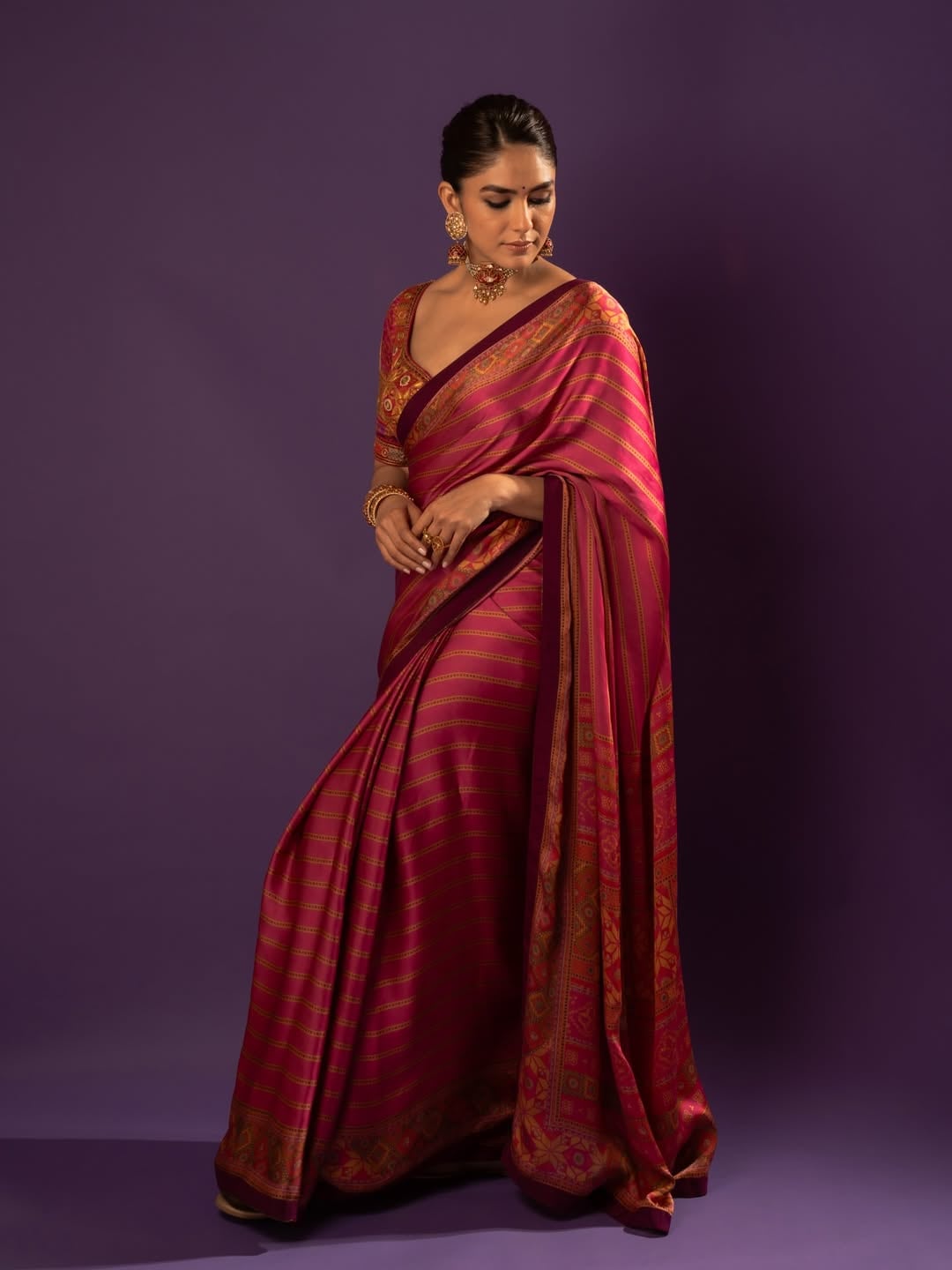 Mrunal Thakur Marathi Look