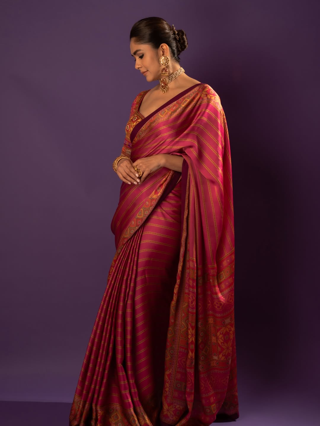 Mrunal Thakur Marathi Look