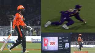Abhishek Sharma wicket Controversy Varun Chakravarthy catch Third Umpire decision VIDEO