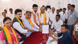 Prajakt Tanpure withdraws from Rahuri bypoll | Akshay Kardile BJP nomination Rahuri | Govind Mokate NCP Sharad Pawar candidate Rahuri | Rahuri Assembly Election 2026 updates Ahilyanagar