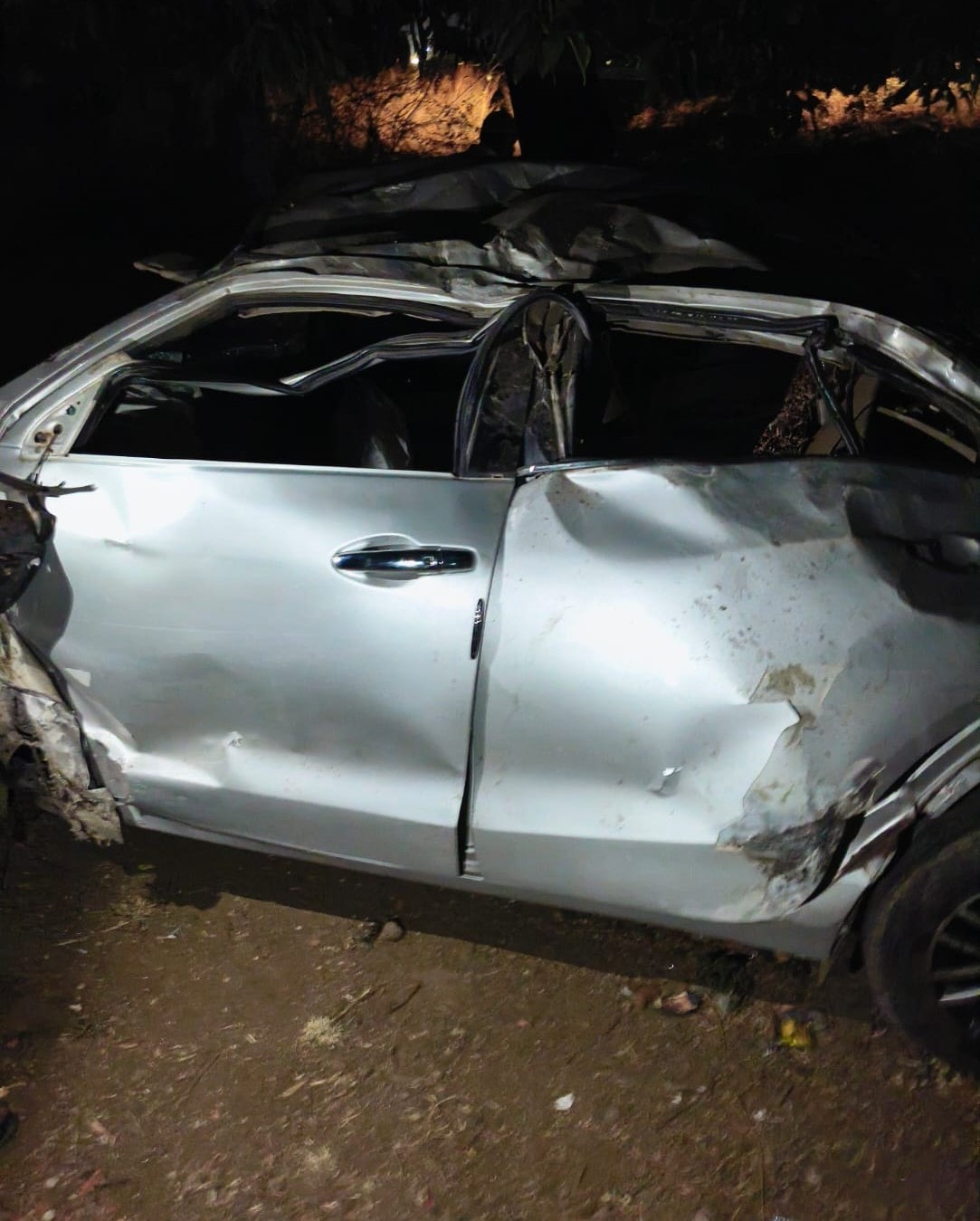 Amravati Akola Highway Accident leads to the tragic death of four youth from Badnera late Monday night (photo- loksatta)