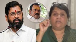 Anjali damaniya v/s shinde sena : शिंदे यांच्या बचावासाठी मंत्री मैदानात
