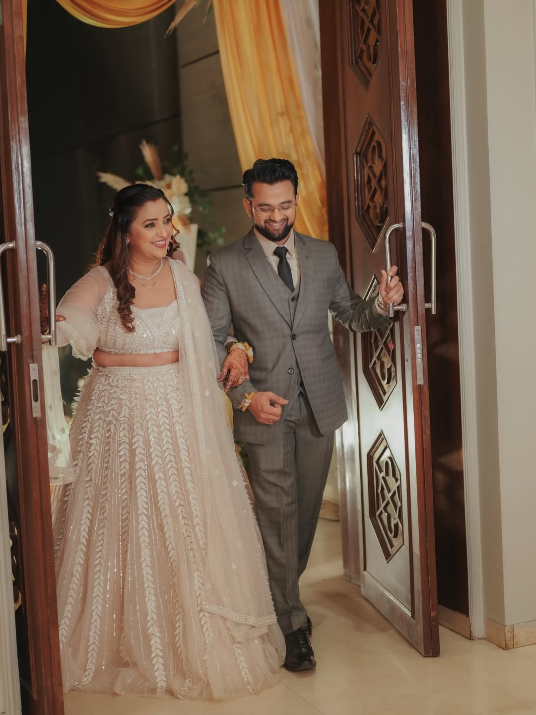 Apurva Nemlekar Tanuj Govalkar Wedding Reception