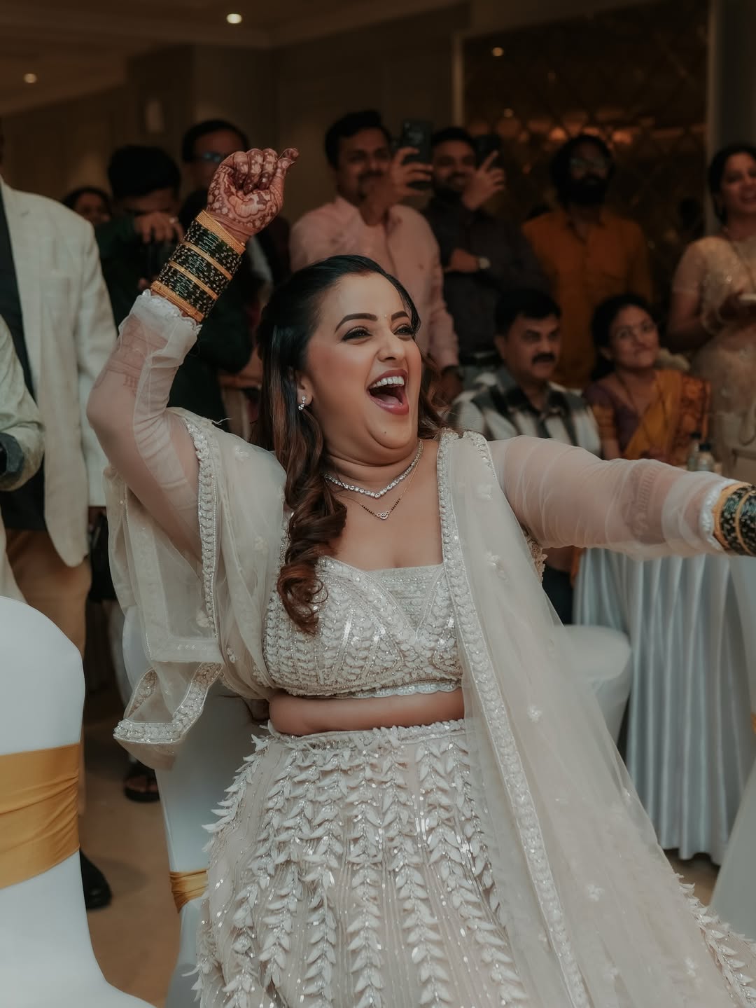 Apurva Nemlekar Tanuj Govalkar Wedding Reception