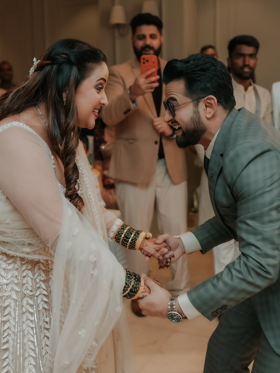 Apurva Nemlekar Tanuj Govalkar Wedding Reception