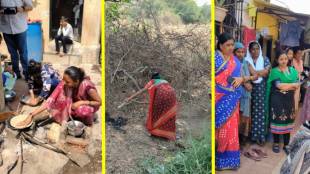LPG Gas shortage in Kalyan Thane | Ashele Pada women cooking on traditional chulha | Maharashtra gas supply crisis impact | Women losing jobs due to fuel shortage in Thane